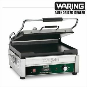 Waring WFG250T Large Italian-Style Flat Grill with Timer 120V Genuine