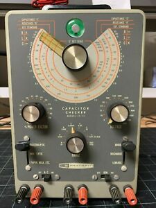 Vintage Heathkit IT-11 Capacitor Tester, Clean, Green Eye Works, See Pictures 