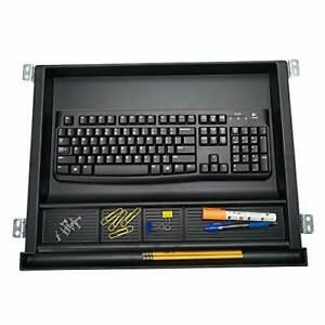 Mind Reader LGKEYORG-BLK Large Under Desk Tray Ergonomic Computer Keyboard &amp; ...