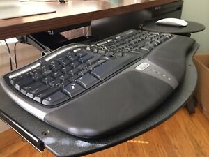 Humanscale 6G Series 100 Keyboard Tray w/ 8.5-inch Mouse Platform