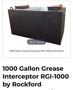 rockford 1000 gallon grease interceptor Gi-1000