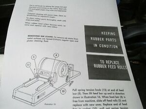 Speed-o-Print Liberator 500 &amp; 600 Stencil Duplicator Manual