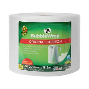 Duck Brand 12 in. x 200 ft. Clear Original Bubble Wrap Cushioning