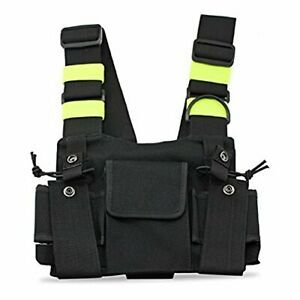 Radio Harness Chest Vest Conterra Pack Holster Green Rescue Tactical Walkie Rig