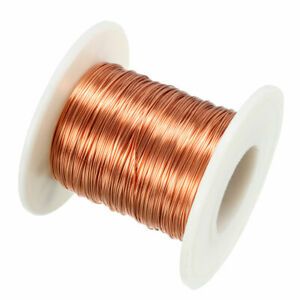 0.38mm Dia Magnet Wire Enameled Copper Wire Winding Coil 164&#039; Length