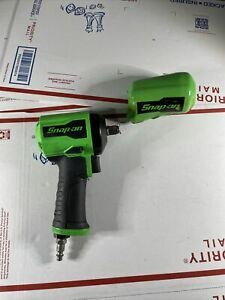 Snap On 1/2&#034; Drive Green Stubby Air Impact Wrench PT350G New
