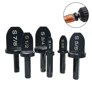 6PCS Air Conditioner Copper Tube Expander Swaging Tool Drill Bit Set Flaring