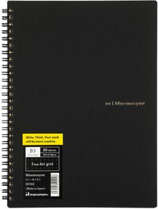 Maruman MNEMOSYNE Notebook 9.92 x 7.05 Inches 9.92&#034; x 7.05&#034; (Dotted), White