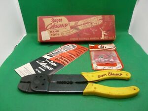 Vintage &#034;Super Champ&#034; Electical Crimper/Cutter in ORIGINAL SLIDE BOX