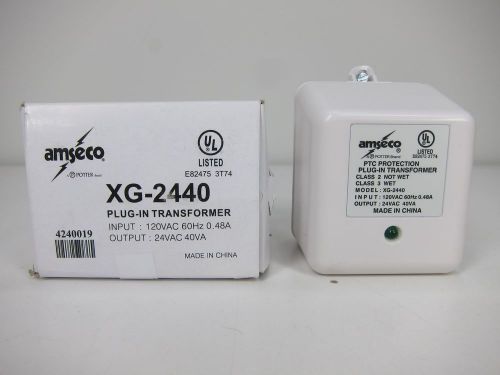 AMSECO XG-2440 Plug In Transformer NEW IN BOX