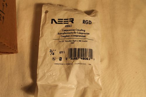 Lot of 7 3/4 inch compression coupling - neer / rgd new for sale