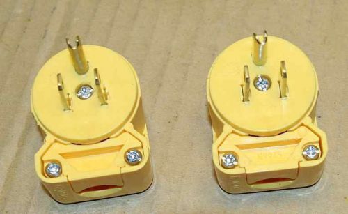 10 electrical MALE 90 degree plug connectors UL listed 15A 125V 8 position angle