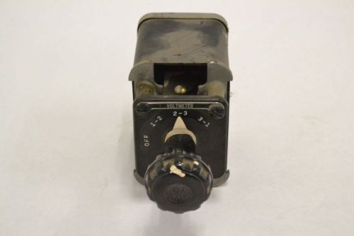 GENERAL ELECTRIC GE 16SB1CF11X2 4 POSITION VOLTMETER SELECTOR SWITCH B295260