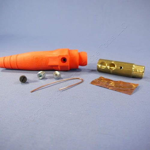 Leviton orange ect 18 series female cam plug double set screw 400a 600v 18d33-o for sale