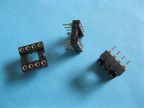 600 x ic socket adapter round 8 pin headers &amp; (ic)sockets pitch 2.54mm x=7.62mm for sale
