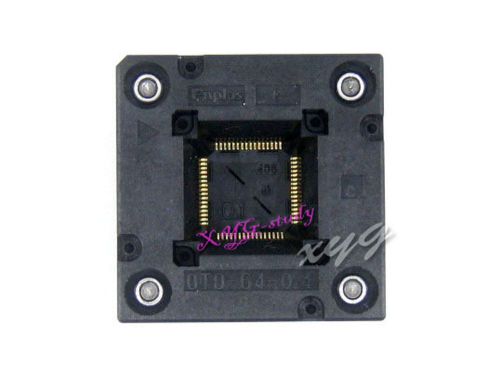Otq-64-0.4-01 0.4 mm qfp64 tqfp64 fqfp64 qfp adapter ic mcu test socket enplas for sale