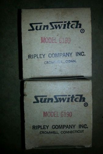 (2) New Sunswitch 6190 by Riley; in box; Lot of 2; 1000 watts; 50/60 hz