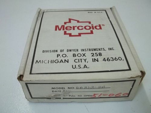 MERCOID CONTROLS DA-31-3-3A PRESSURE SWITCH *NEW IN A BOX*
