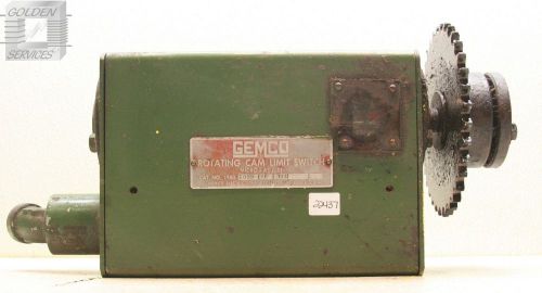 Gemco 105d-dp-td1 rotating cam limit switch for sale