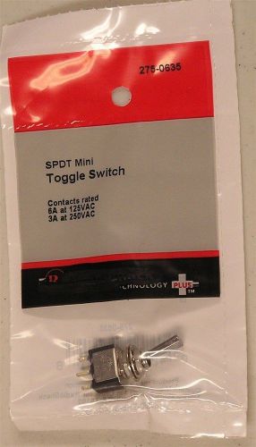 RadioShack SPDT Mini Toggle Switch 275-0635
