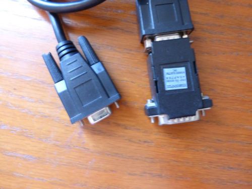 Molded SNP-to-RS232 adapter plus cable for PC 9-pin serial port