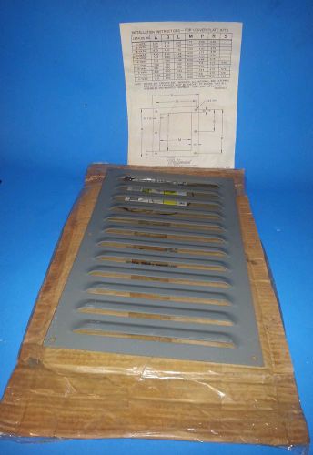 HOFFMAN A-VK812 ENCLOSURE LUVER PLATE KIT NEW IN BOX