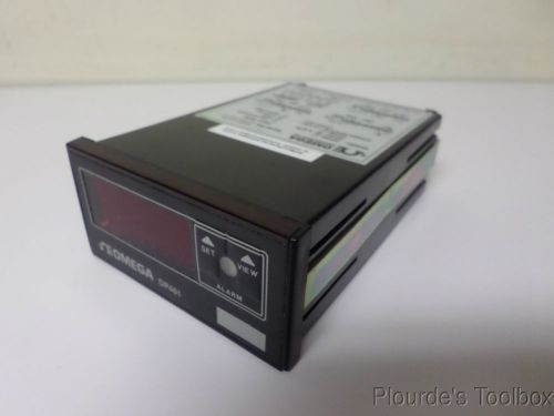 Used omega dual alarm relay output digital process panel meter, dp461a-e for sale