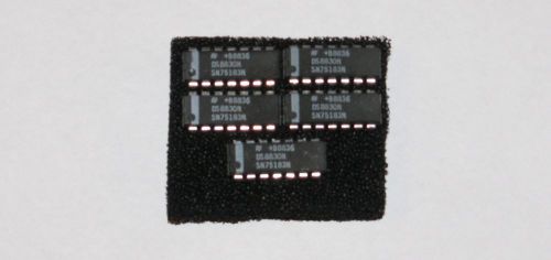(5) National Semiconductor DM8830N (SN75183N) Dual Differential Line Drivers