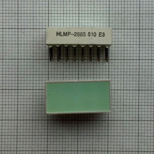 HLMP-2885 GREEN LIGHT BARS  (4 PCS)