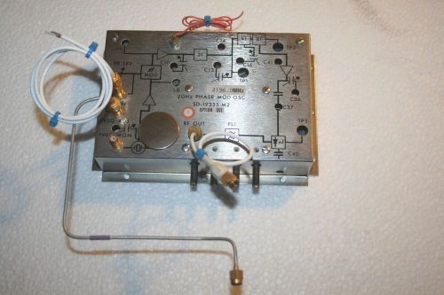 Harris Farinon SD-19355-M2 , 2 GHz. Phase Mod Oscillator 2196.0 MHZ.
