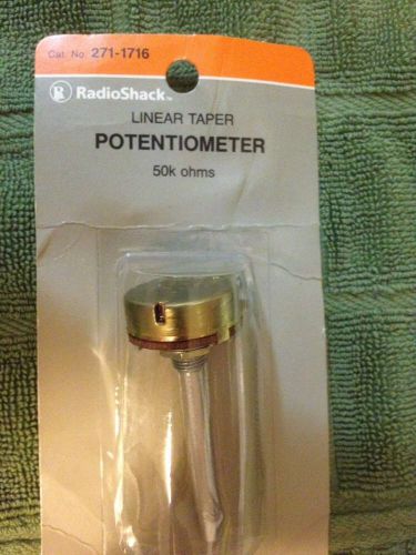 Radio Shack 50k Ohm Linear Taper Potentiometer 271-1716 NOS