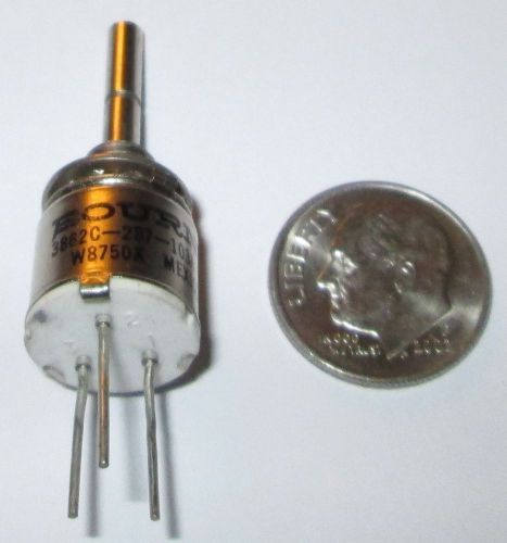 Bourns 3862c-287-103a 10k ohm miniature cermet potentiometer 1/2&#034;od nos for sale