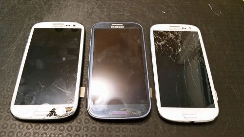 Lot of 3  LCD Touch Digitizer Display  for SAMSUNG GALAXY S3 I9300/T999/I747
