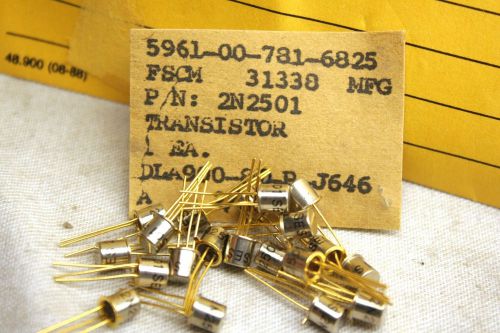 2n2501  transistors si npn  40v 500ma mil for sale