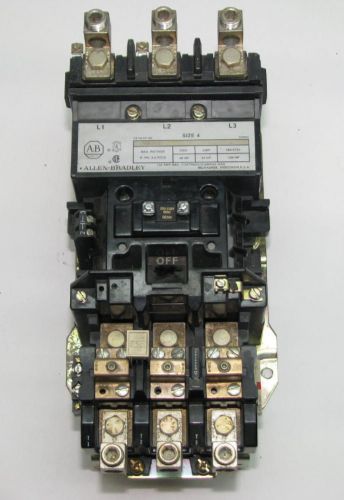 Allen-bradley 509-eob full voltage starter size 4 for sale