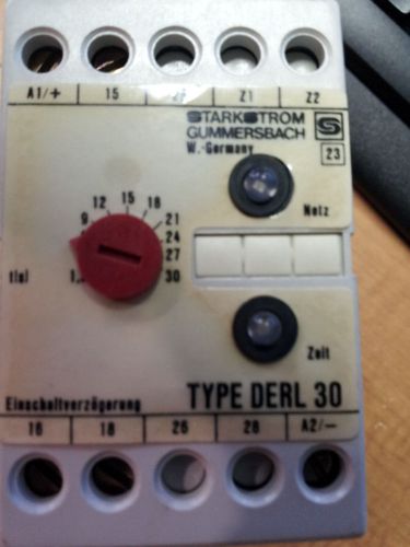 SQUARE D 9050 DER/DERL/-W/-P ON DELAY RELAY NEW IN BOX 1.5-30 SEC 110V #B43