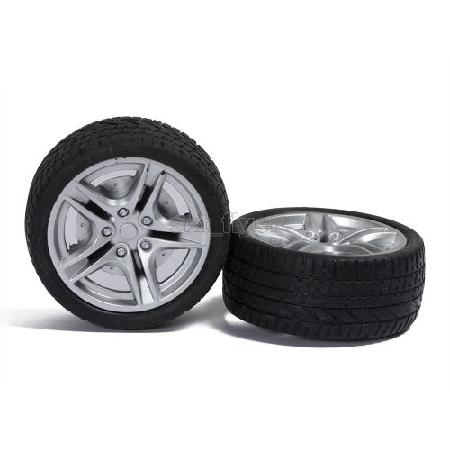 2pcs 48*19*3mm rubber car tire toy wheels model robotic part for diy for sale