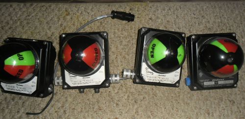 Lot of 4 flowserve ultraswitch ngl210 weathertight position indicator for sale