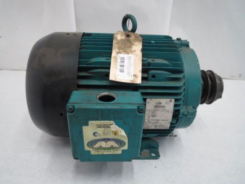 Brook crompton 132w001167 w-da215t-m 3ph 15hp 575v 3480rpm ac motor b201179 for sale