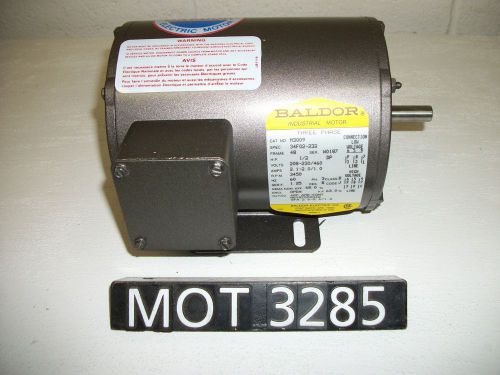 Baldor .5 hp m3009 48 frame 3 phase motor (mot3285) for sale