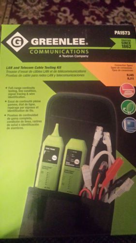 GREENLEE COMMUNICATIONS PA1573 LAN AND TELECOM CABLE TESTING KIT