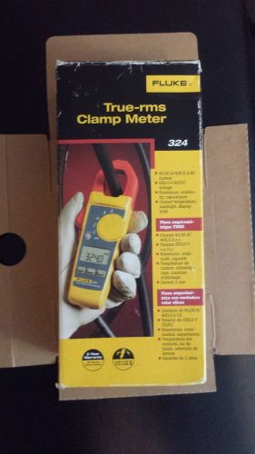 True-rms champ meter fluke 324 new in box -  40.00 a / 400.0 a ac ; 600 v ac/dc for sale