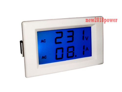 AC 300V 100A Blue LCD 2 in 1 Amp Volt Panel Meter Doesn&#039;t Require Power With CT