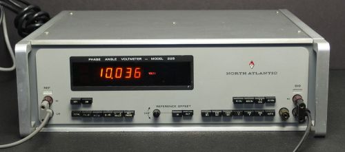 North atlantic industries 225 dig phase angle voltmeter 400, 800, 4800, 10000 hz for sale