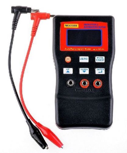 MLC500 Auto Ranging LC Meter 500 KHz Test Inductor Capacitor 1% Accuracy