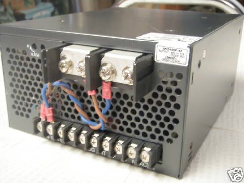 48 VDC Power Supply 10A LAMBDA 100-240 VAC JWS480P-48