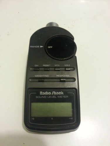 Radio Shack sound lever meter. Model no: 33-2055.  Decibel meter