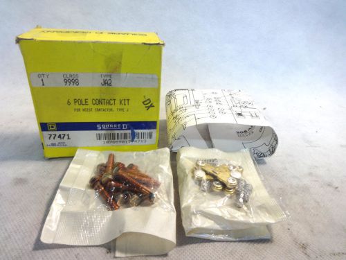 NEW IN BOX SQUARE D 9998 JA2 6 6 POLE CONTACT KIT FOR HOIST CONTACTOR TYPE J
