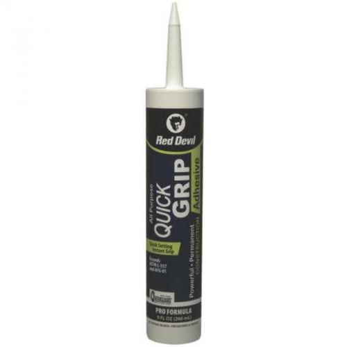 Quick grip- 9 oz. cartridge 0696 red devil, inc. glues and adhesives 0696 for sale
