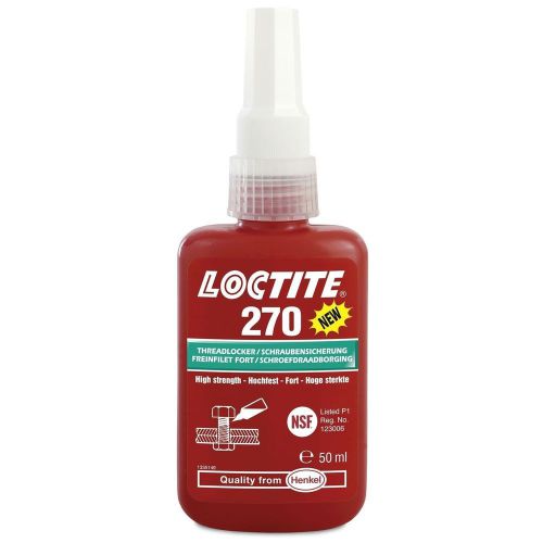 LOCTITE 270 Threadlocker Henkel 50ml New Adhesive Glue Retaining Compound